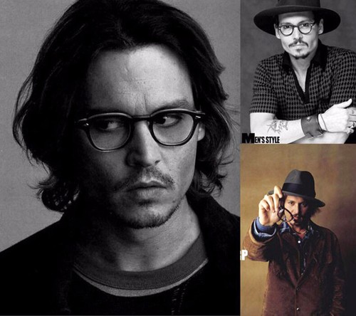 Occhiali classici johnny depp - occhiali,
