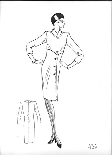 Bozzetto figurino moda - moda,