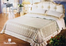 Completo letto + copriletto Dalila Renato Balestra 5 pezzi tulle e valanzè AA324