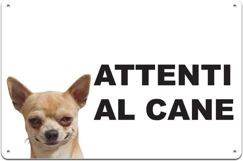 Cartello attenti cane - cartello,