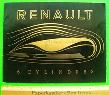 1939 RENAULT 6-CYL PRESTIGE