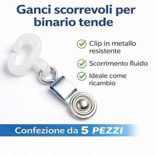 5 Pezzi Gancio scorrevole per