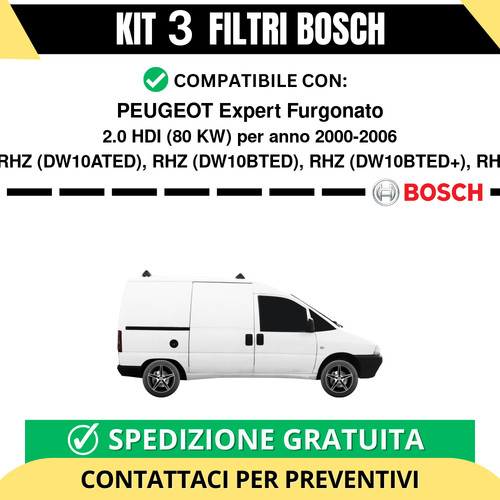 Kit bosch filtri tagliando - kit,