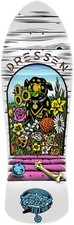 Santa Cruz Dressen Pup Reissue 9.5in x 29.44in 9.5" x 29.44", White 