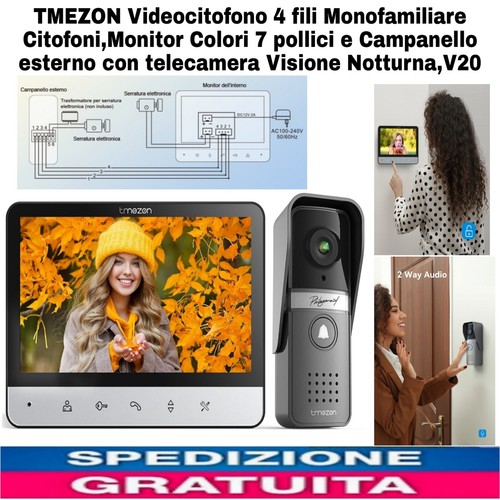 Videocitofono fili - videocitofono,