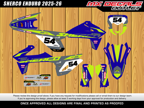 Kit grafica sherco enduro - enduro, se