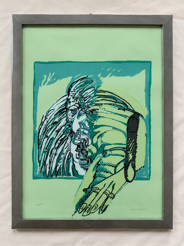 Remo brindisi litografia - remo,