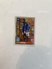 Lorenzo Insigne Topps Match Attax 413 Man of the Match holo firmata Napoli