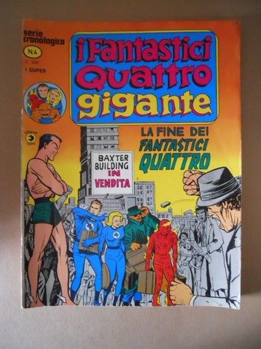 Fantastici quattro gigante - quattro,
