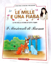 CRISTINA D'AVENA: Le mille e una fiaba 1991 De Agostini I Musicanti di Brema