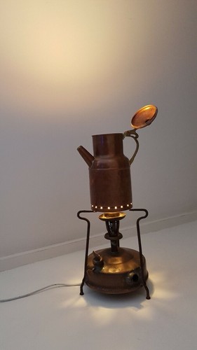 Lampada tavolo rame casa - lampada,