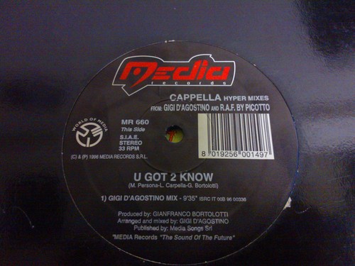 Disco vinile cappella u - -,