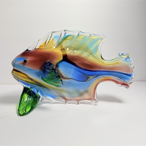 Scultura pesce vetro - scultura, in