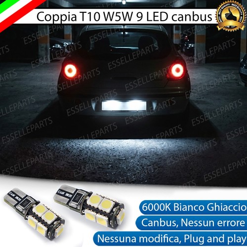 Coppia luci targa led - led, fiat