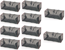 Stock 10 Nasse Trappole Inganno Pesca Pesci Gamberi Seppie Granchi Nassa Mare TP