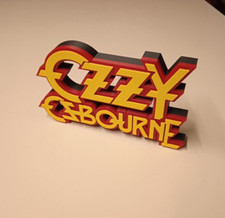 Ozzy Osbourne Logo 3D