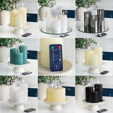 Ember ™ LED Candle Light Flameless Intermittente Cera Batteria Motorizzato Set