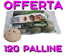 120 PALLINE DI GRASSO PER UCCELLI BAVICCHI