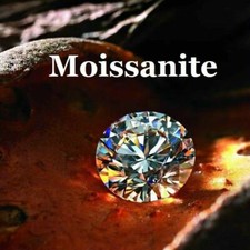 rotondo Moissanite Bianco D