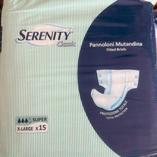 120 Pannoloni A Strappo Misura XL Serenity . 8 Confezioni Da 15pz
