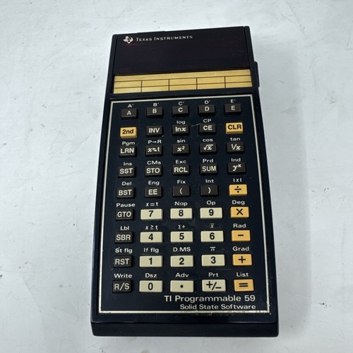 Texas instruments 59 - instruments,