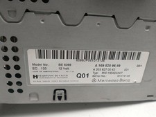 A1698209689 sistema audio radio cd para MERCEDES CLASE B (W245) 2005 225176