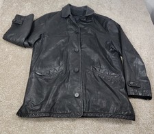 Giacca uomo Canali pelle nera