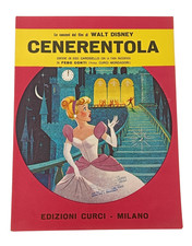 Cenerentola Spartiti Pianoforte Testi Voce Walt Disney Vntage 6 Brani 1962