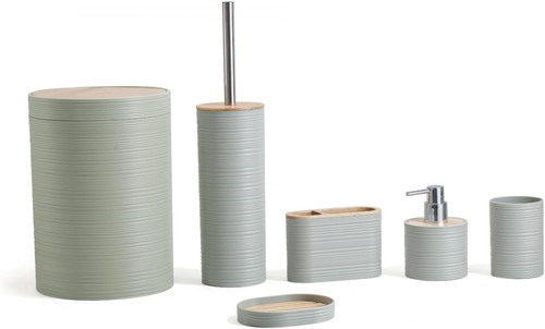 Hg04449 set bagno in - in, bambù