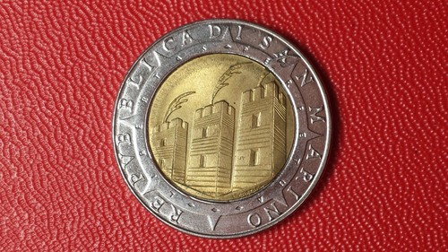 500 lire san marino - 500, 1992