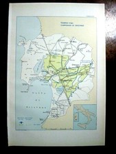 MAPPA COMPLESSO IRRIGUO CAMPIDANO DI ORISTANO SIMAXIS MILIS CABRAS SARDEGNA 1960