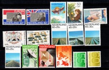 Olanda 1980-89 MNH 100% emblemi, telecomunicazioni, parco, fiabe