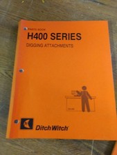Ditch Witch H400 Serie Manuale Parti