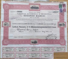 Edoardo bianchi auto factory - edoardo,