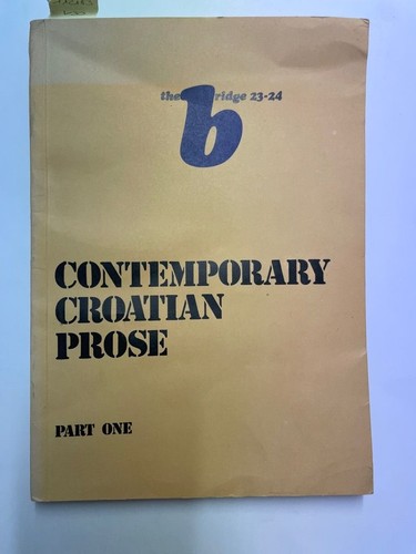 Contemporary croatian prose - croatian,