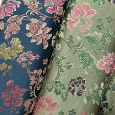 Tessuto Damasco Broccato Fiori