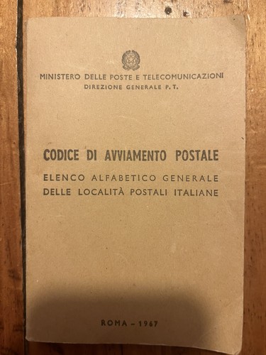 Codice avviamento postale - avviamento,