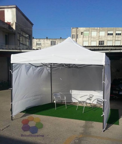 Gazebo 3x3 bianco impermeabile - gazebo,