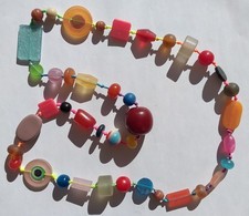 Lunga collana fantasia con