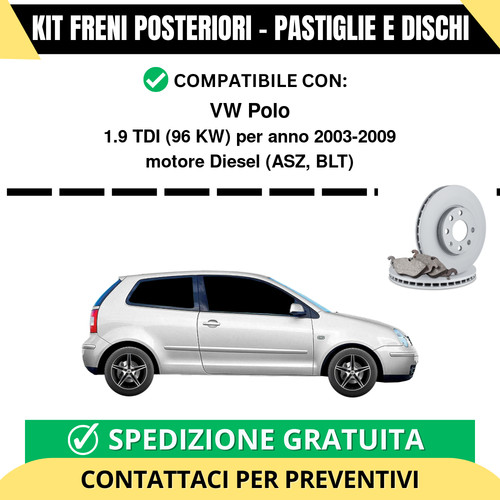 Kit freni posteriori per - freni,