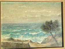 Olio su tela Millus Mario Illusi - 1950