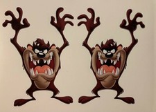 2 adesivi TAZ hot rod sticker