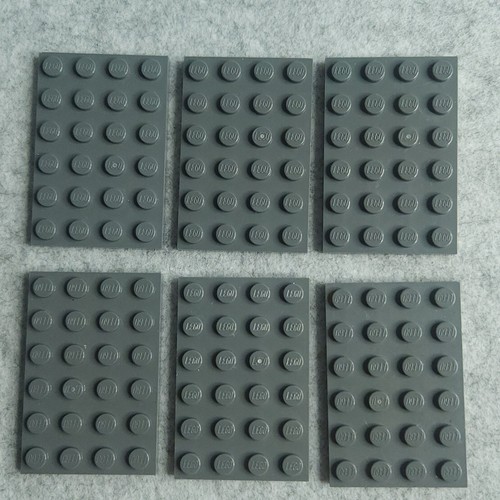 Lego 3032 piastra 4x6 grigio - 3032,