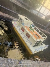 PLAYMOBIL  3540 BATTELLO CASA GALLEGGIANTE LOVE BOAT PESCATORI TOYS 70's