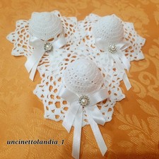 10 Cappellini bianchi