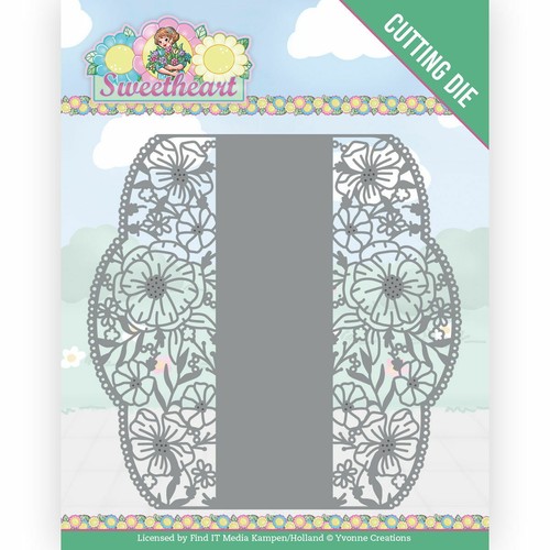 Flower frame cornice - flower,