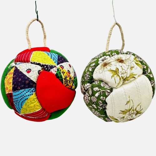 Set palline tessuto - set, 2