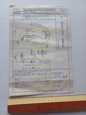 PROMA marmitta speciale per Vespa 125 ET3 depliant omologazione 1981 originale