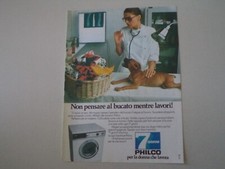 advertising Pubblicità 1973 LAVATRICE PHILCO 7 GIORNI
