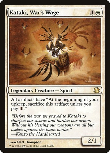 Mtg kataki war - wage, foil